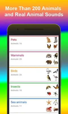 Animals for Kids android App screenshot 7